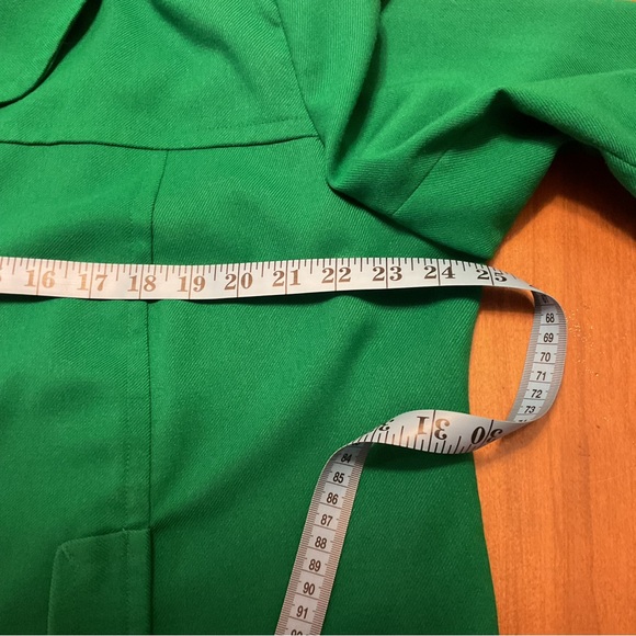 Lane Bryant Vintage Green Blazer with shoulder pads - Picture 6 of 7